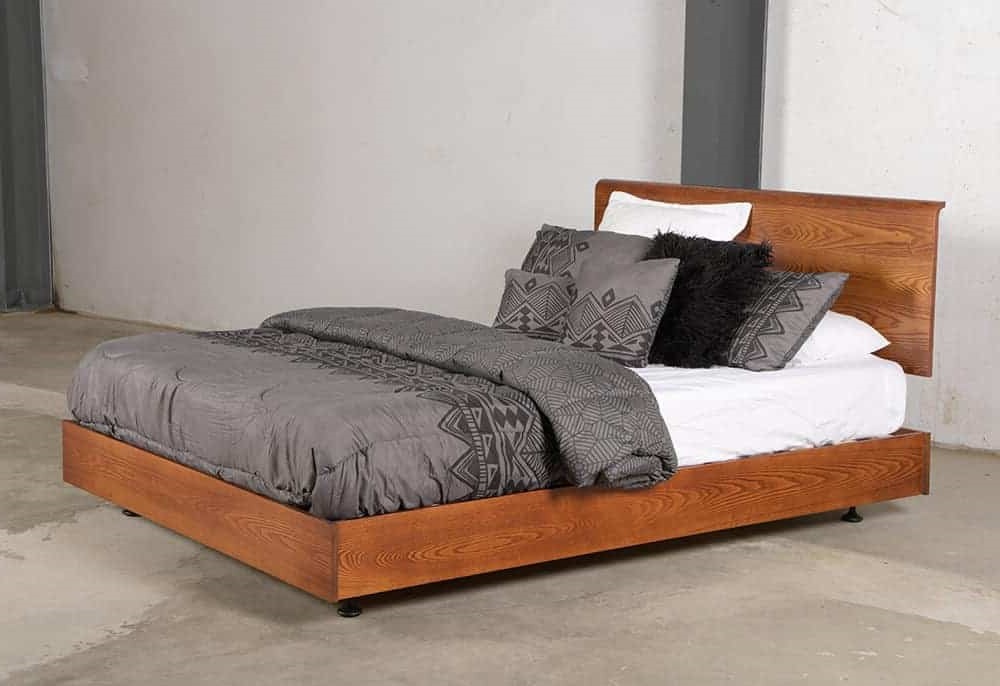 Karamea Slat Bed Frame In American Ash, American Bed Frame