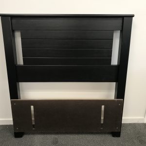 Lincoln Single Headboard - Black Paint
