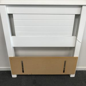 Lincoln Single Headboard - White Paint