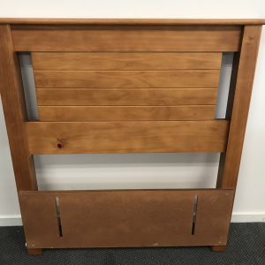 Lincoln King Single Headboard - Rimu Stain