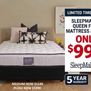 Sleepmaker Queen Firm $999