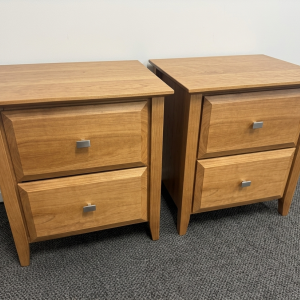 2 x Orinda 2 Drawer Bedsides - NZ Made