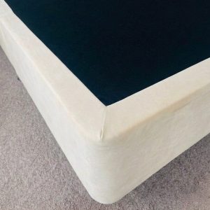 Sleepmaker Prestige Queen Base - Cream Velvet