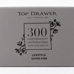 Top Drawer 300TC 100% Cotton Sateen Sheet Set
