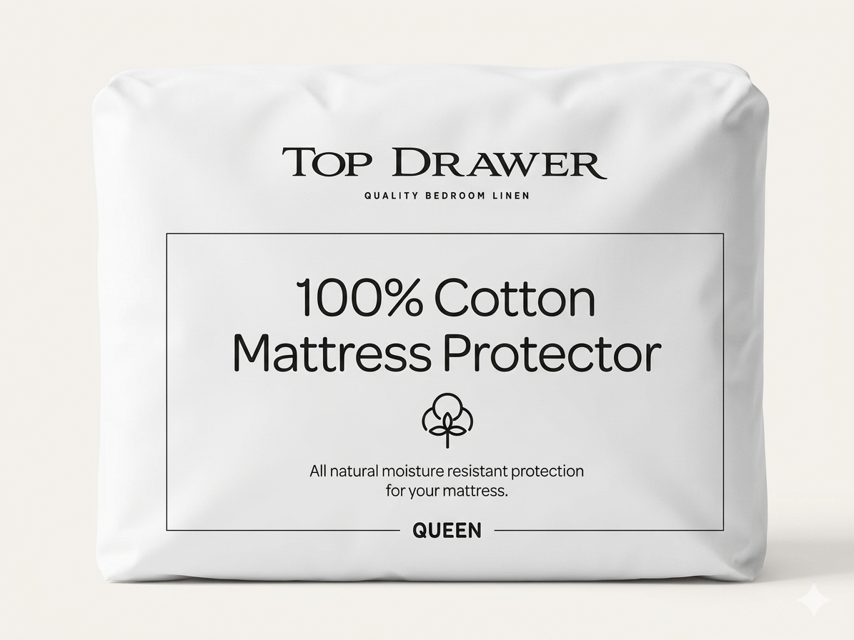 Top Drawer 100% Cotton Mattress Protector
